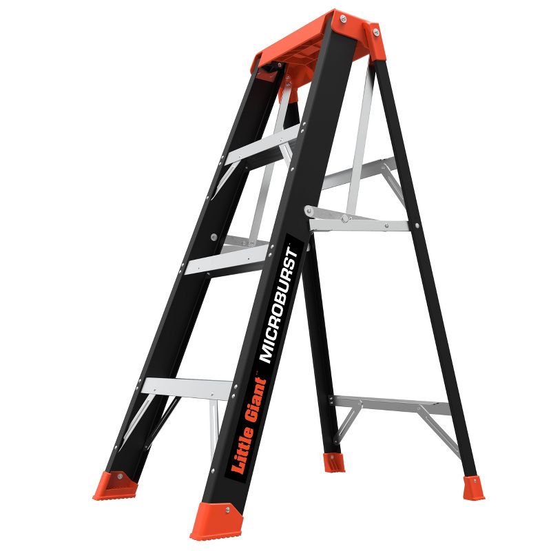 Little Giant Ladder Systems 4' ANSI Type IAA 375 lb fiberglass Stepstool Black