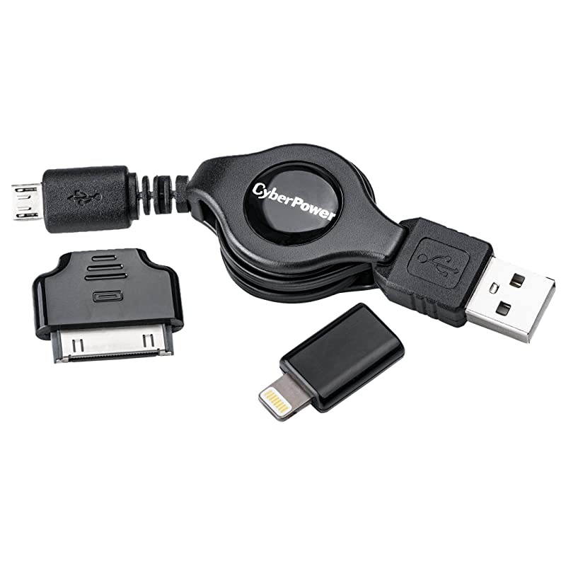 CPU3RTAKT USB 20 Retractable Cable Kit 2 USB Adapters 25ft