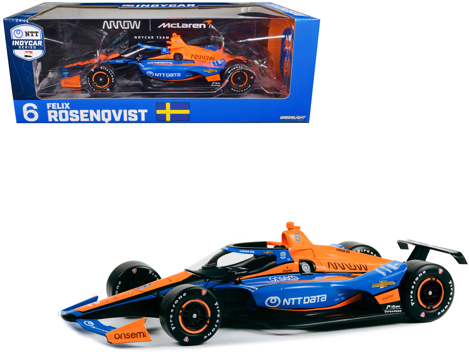 Dallara IndyCar #2 Josef Newgarden "Shell Oil" Team Penske Winner "108th Indianapolis 500 - NTT IndyCar Series" (2024) 1/64 Diecast Model Car by Greenlight