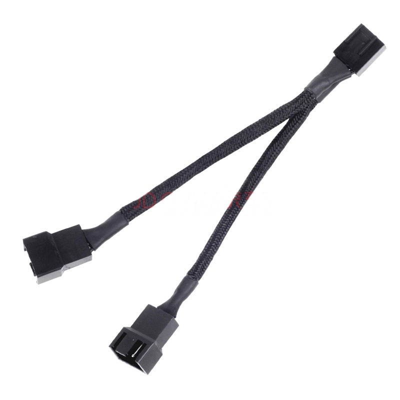 5 pcs/Set Silverstone CPF01 3.94" One-to-two PWM Fan Splitter Cable 3 Connector Number