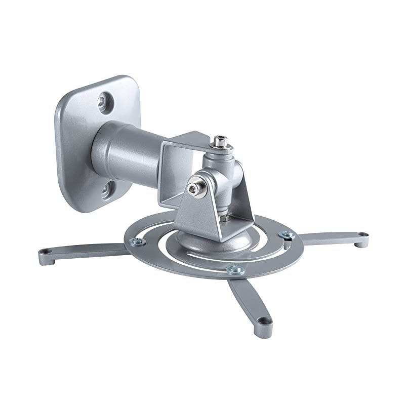 Projector Mount Universal Ceiling Bracket LCD DLP Tilt 360&deg; Swivel 30lbs Silver