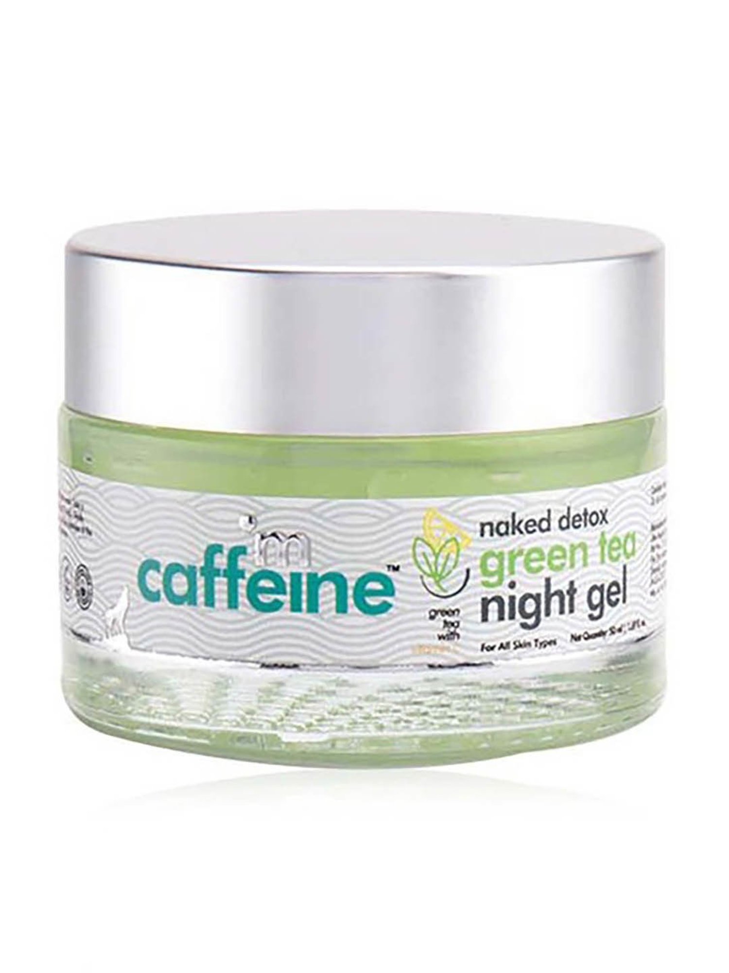 mCaffeine Naked Detox Hydrating Green Tea Night Gel - 50 ml