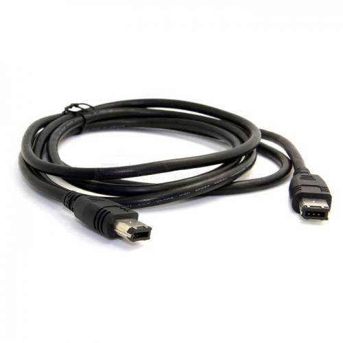 Cablecc 6 PIN / 6PIN FireWire 400 - FireWire 400 6-6 ilink Cable IEEE 1394 1.8m Black