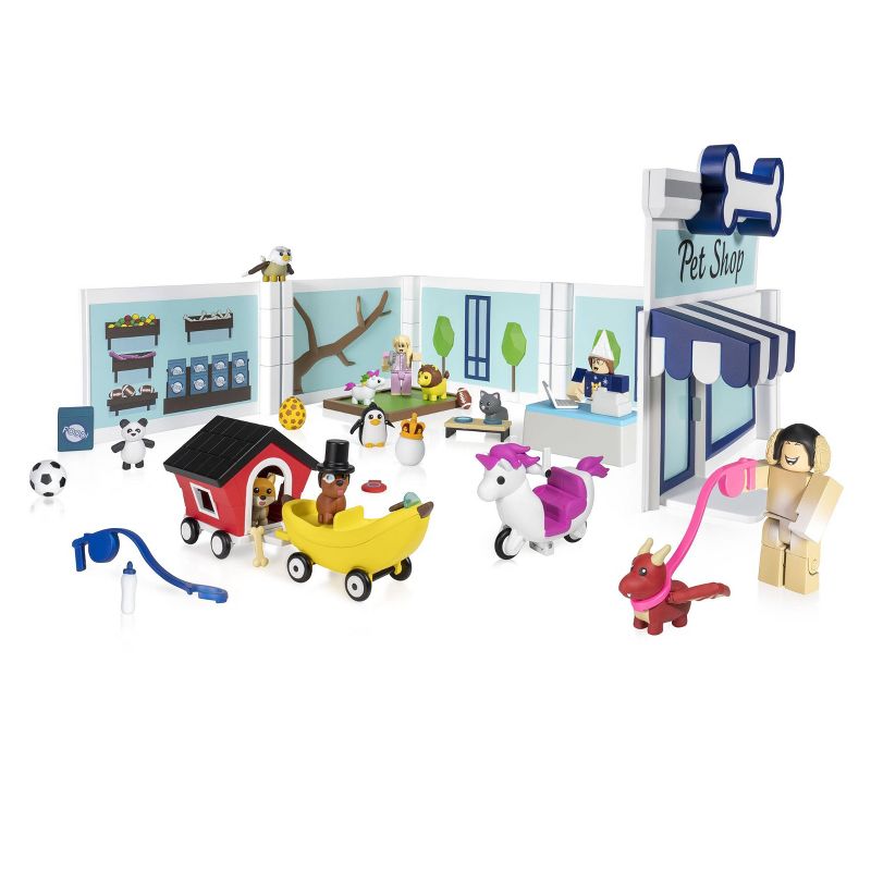 Roblox Celebrity Collection - Adopt Me: Pet Store Deluxe Playset (Includes Exclusive Virtual Item)