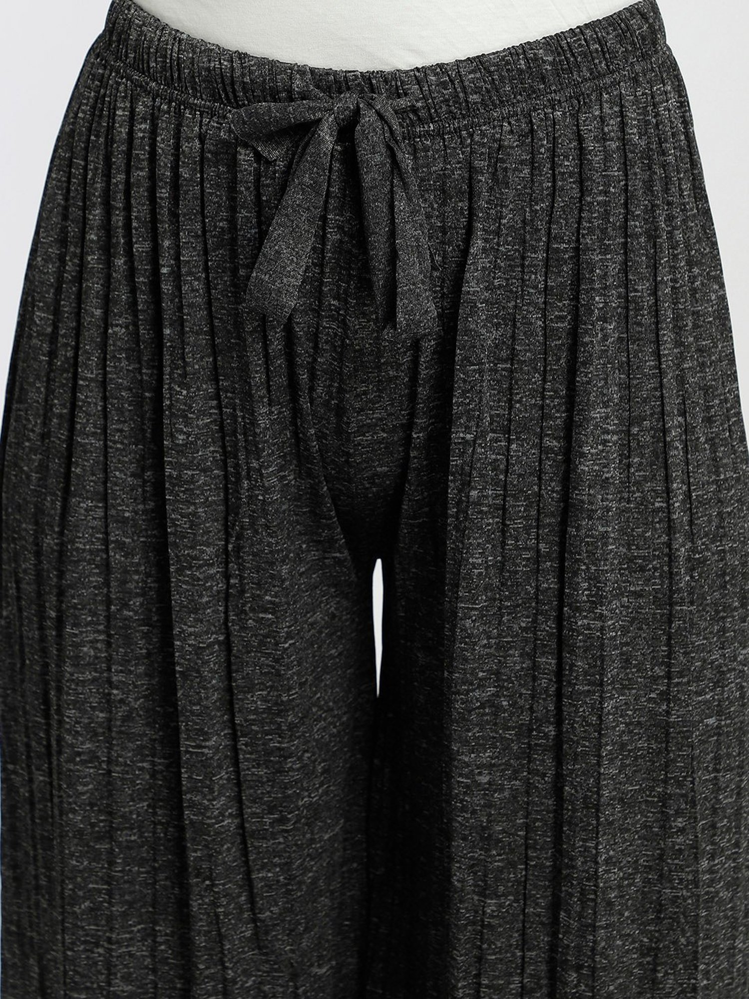 Aditi Wasan Charcoal Relaxed Fit Pleated Culottes