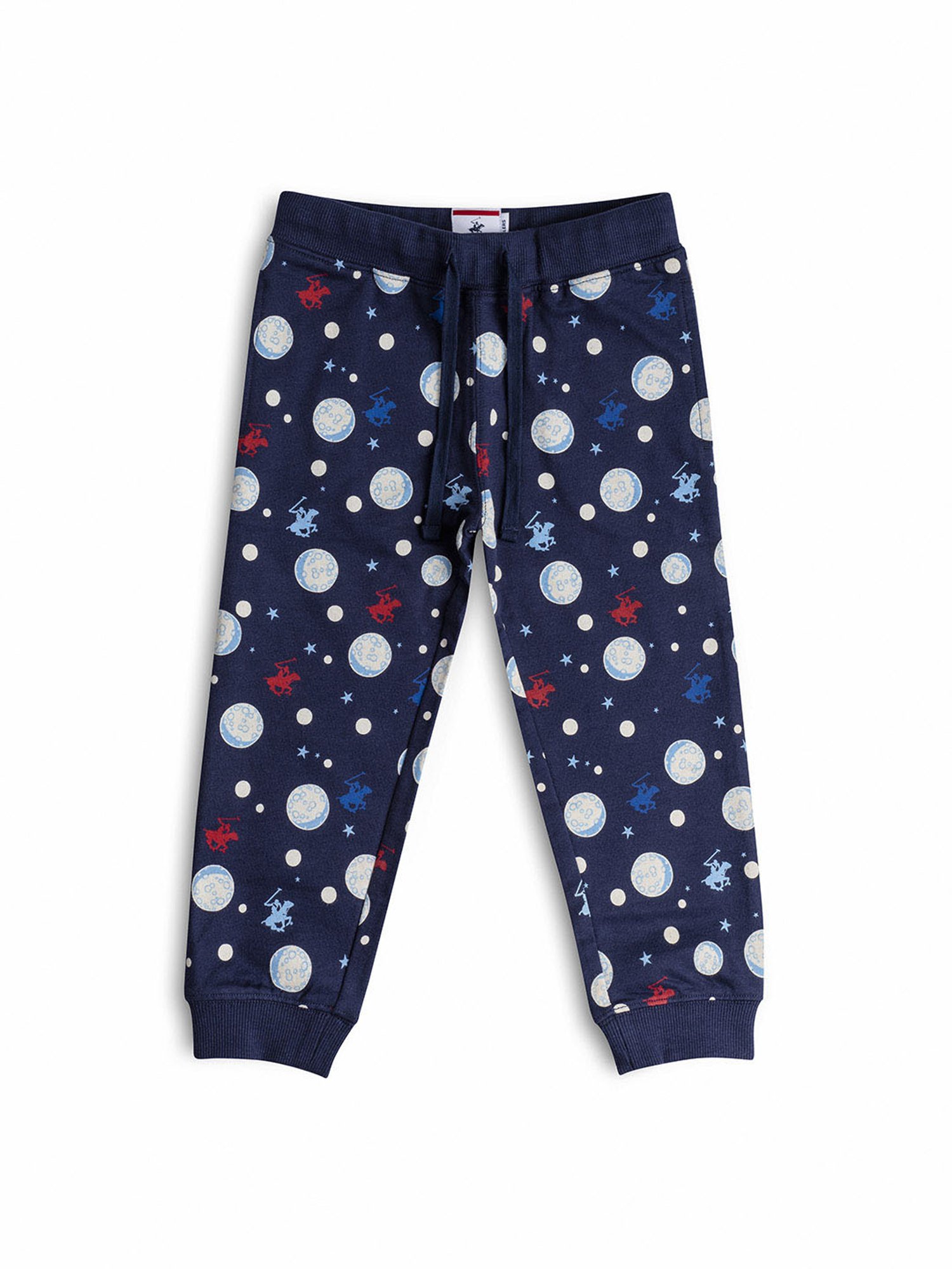 Beverly Hills Polo Club Boys Multicolor Printed Joggers (Pack Of 2)