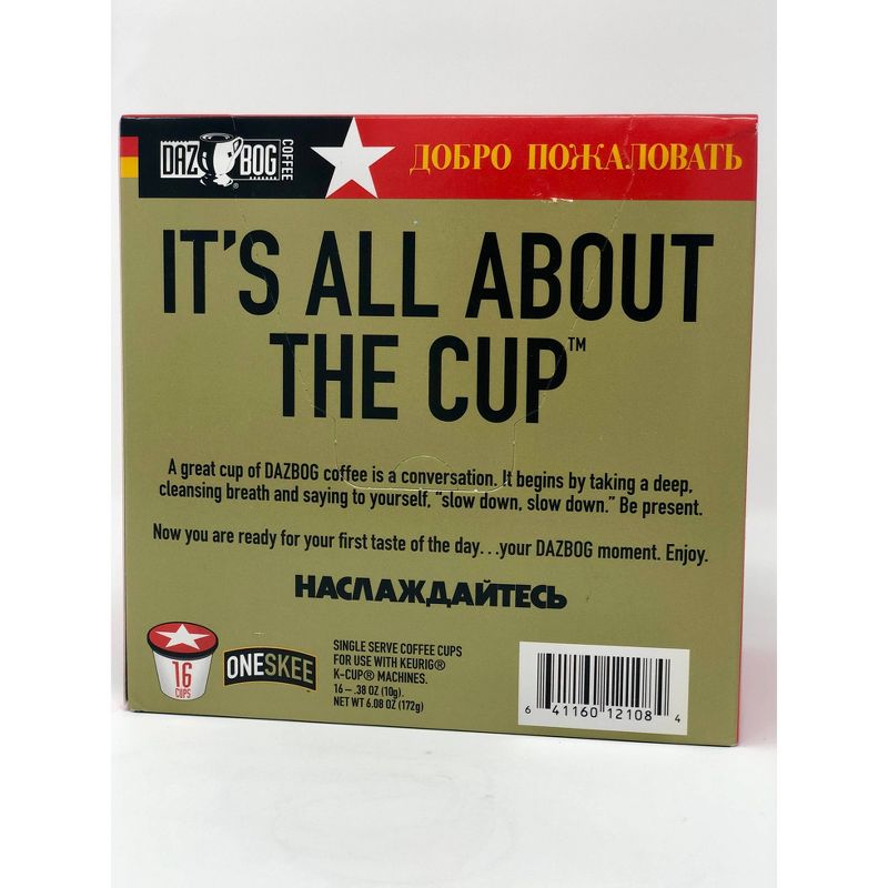 DazBog Coffee Svoboda Medium Roast Coffee - Keurig K-Cups - 16ct