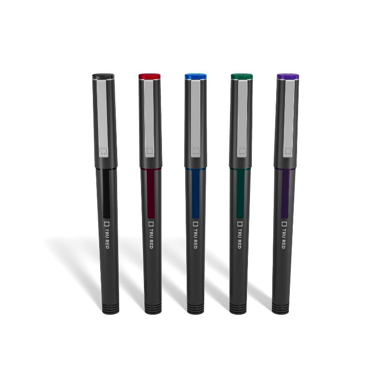 Universal Pen Style Dry Erase Marker, Fine/Bullet Tip, 12ct - Black