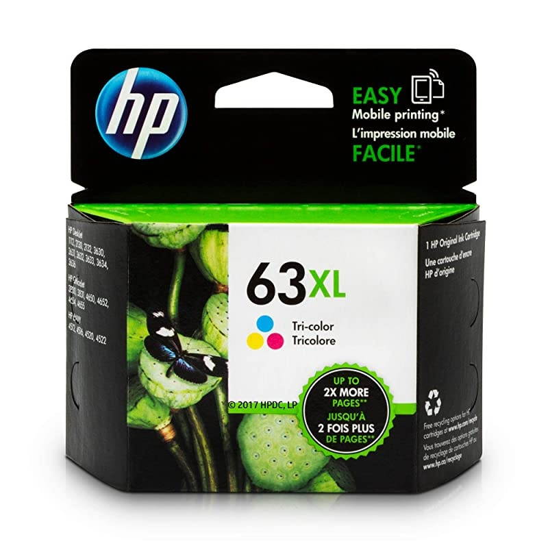 63XL | Ink Cartridge | Tricolor | F6U63AN