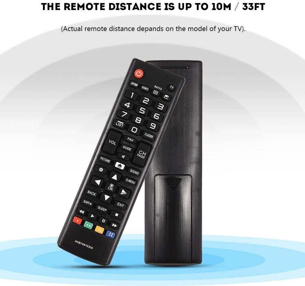 AKB74915304 Remote Control Replacement for LG Smart TV, Durable Universal Remote Control Replacement for LG AKB74915304 HD TV