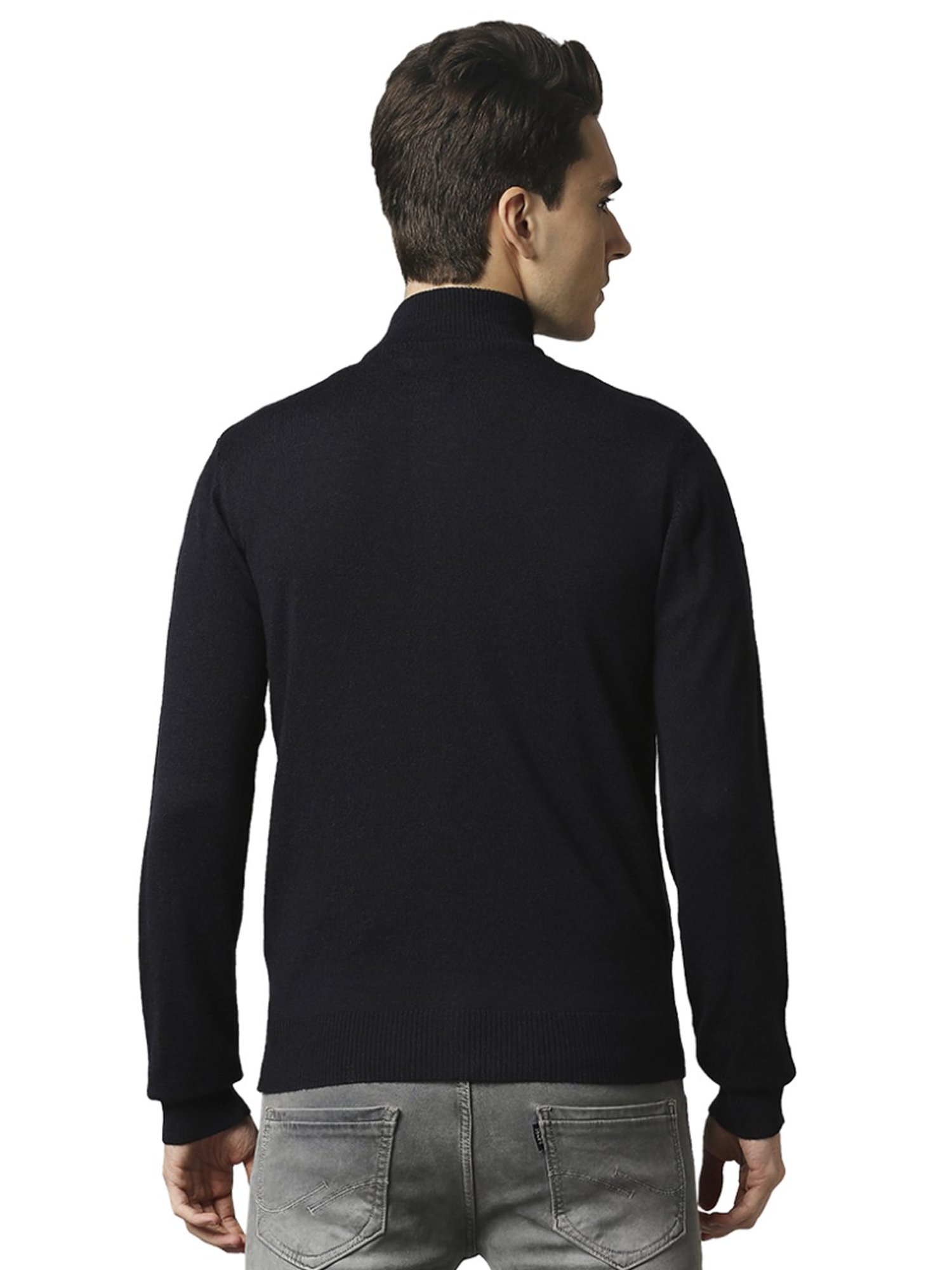 Raymond Black  Regular Fit Sweaters