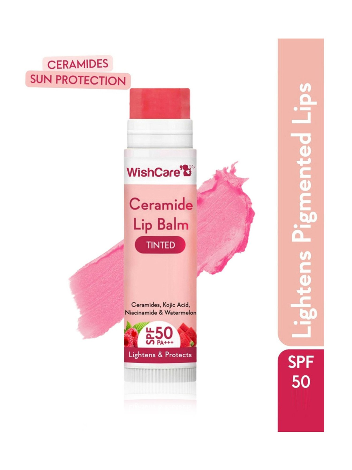 Wishcare Tinted Ceramide Lip Balm SPF 50 PA+++ - 5 gm