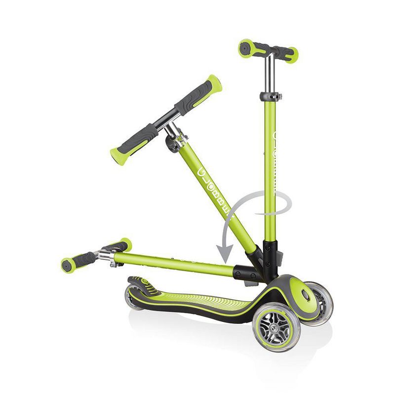 Globber Elite Deluxe Kick Scooter - Lime Green