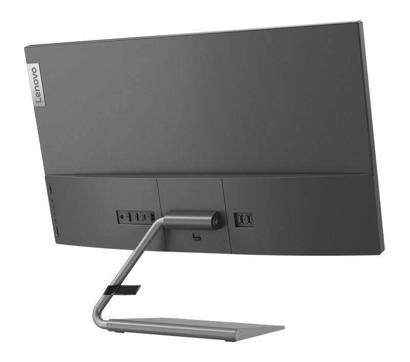 Lenovo Q27h-10 27" WQHD WLED LCD Monitor - 16:9 - Gray - 27" Class - In-plane Switching (IPS) Technology - 2560 x 1440 - 16.7 Million Colors