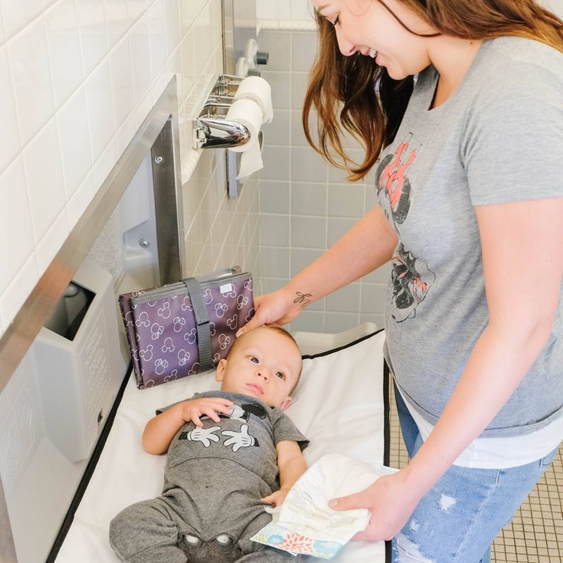 OXO Travel Diaper Caddy with Changing Mat - Gray