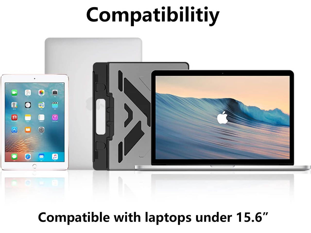 AICHESON Portable Laptop Computer Stand Ventilated Stands, X6 Silver