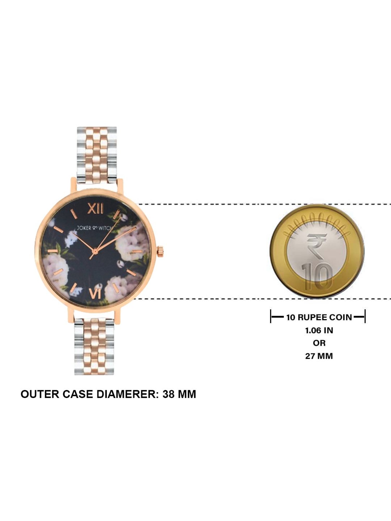 Joker & WItch JWLT593 Analog Watch for Women With Ring, Bracelet
