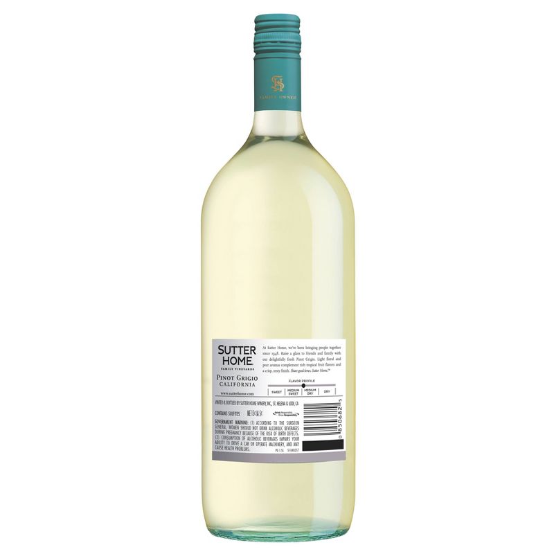Sutter Home Pinot Grigio White Wine - 1.5L Bottle