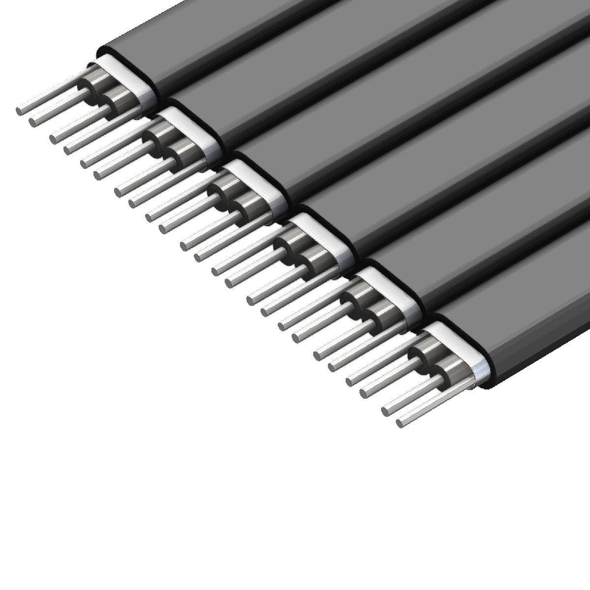 PCI-E 4.0 x16 Power Extension Cable For ATX Computer Cases Shielded Stable High Speed Cable 250mm