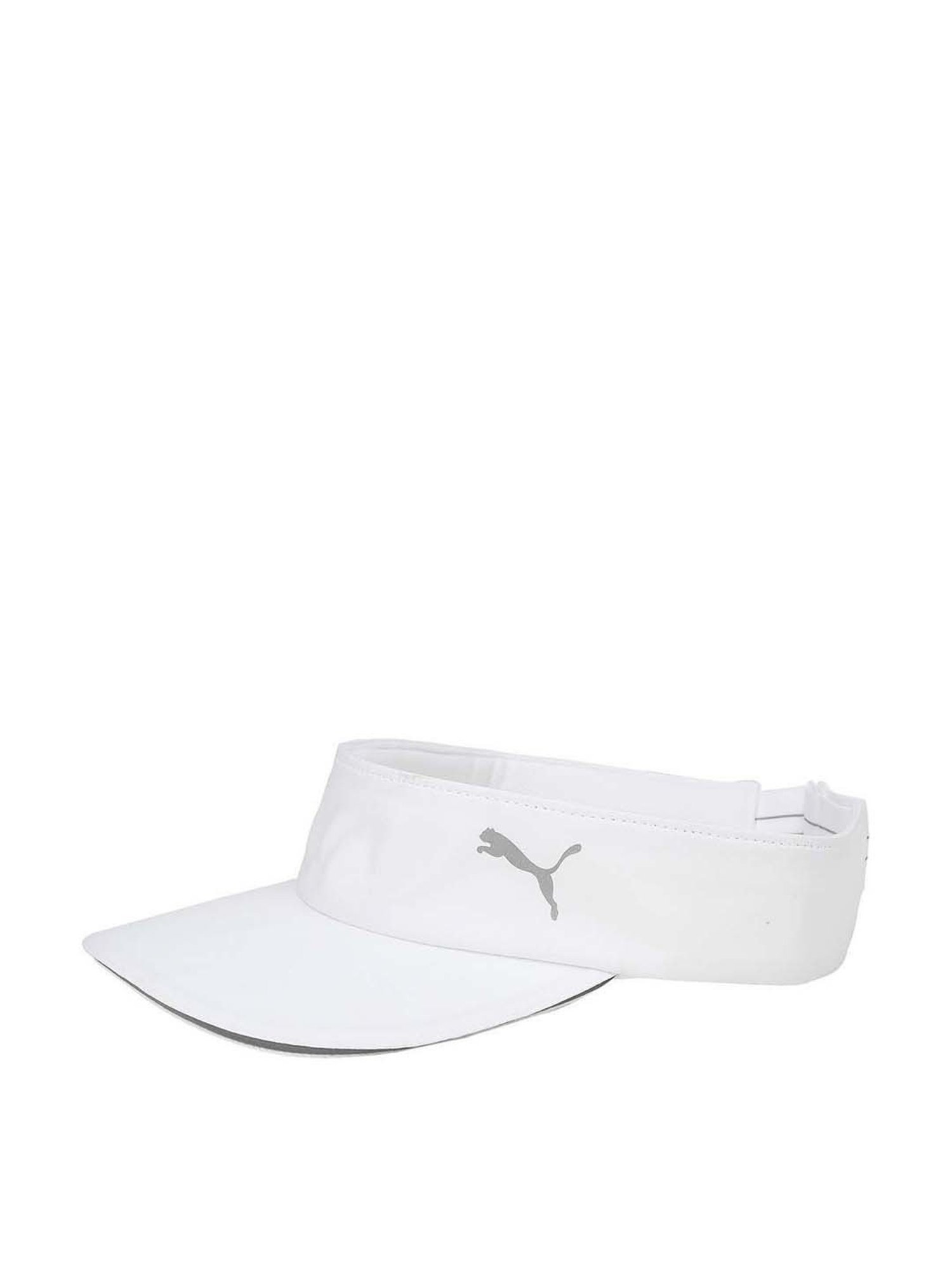 Puma Running Visor White Solid Baseball Cap