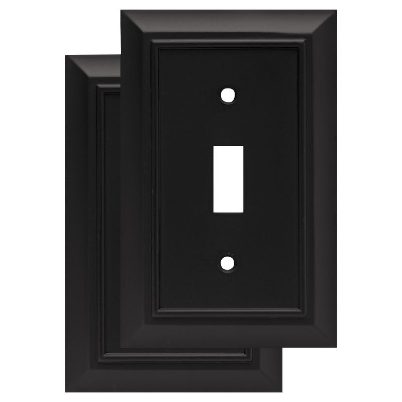 Franklin Brass Classic Architecture Single Switch Wall Plate Nickel