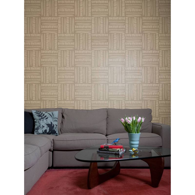 Stencil1 Ticking Repeating - Wall Stencil 11" x 11"