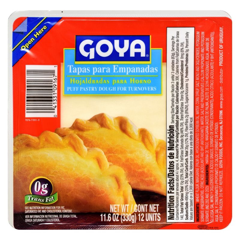 Goya Frozen Tapas Para Empanadas - 11.6oz