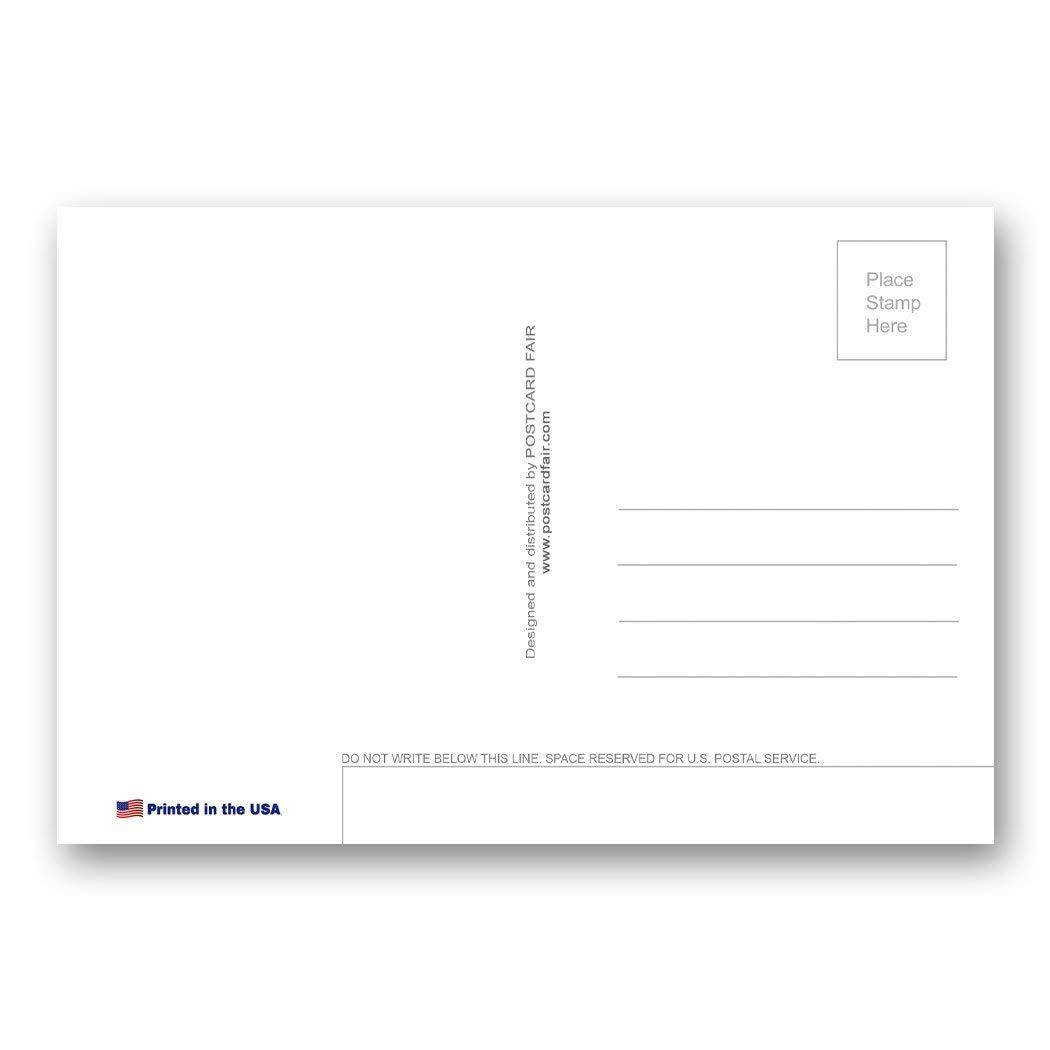 UNITED STATES MAP postcard set of 20 identical postcards. Quality post card pack depicting US map. Made in USA.