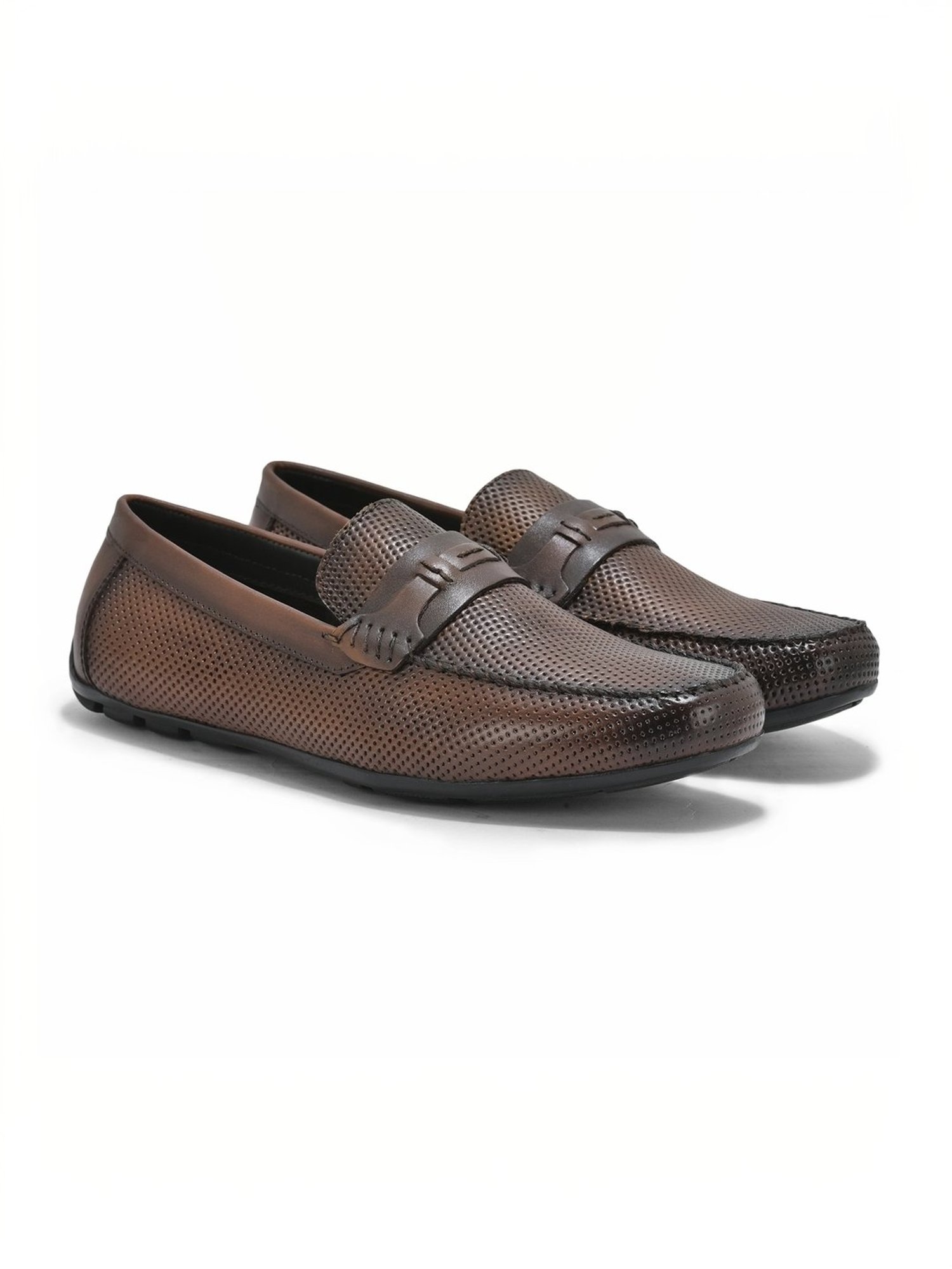Woodland Men's Brown Formal Loafers