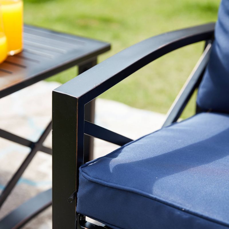 6pc Patio Fire Seating Set - Patio Festival