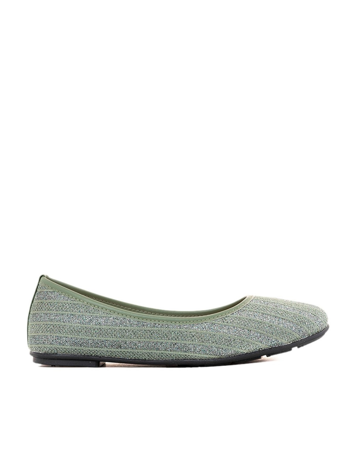Khadim Women's Green Flat Ballets