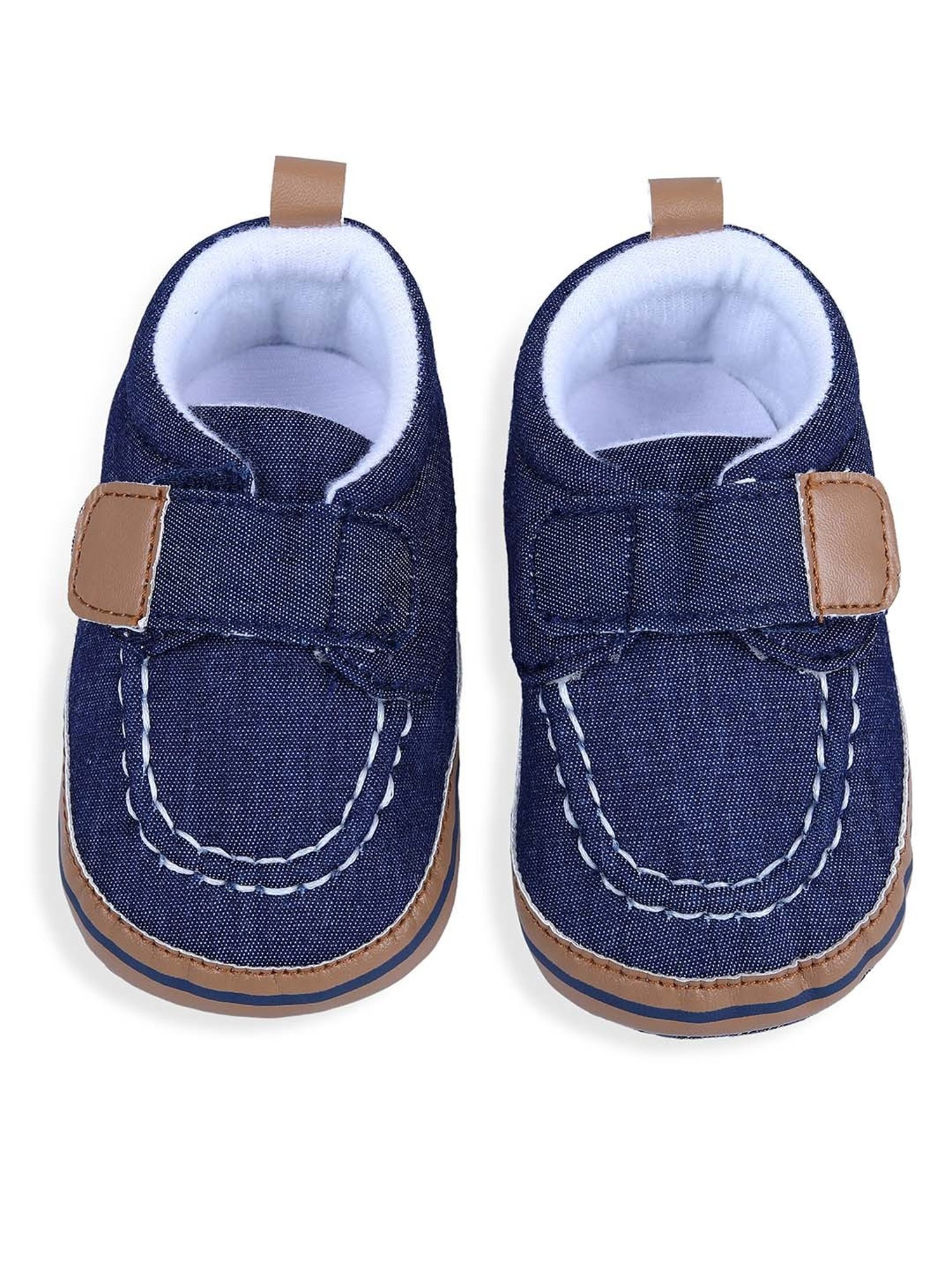 Baby Moo Kids Blue Casual Booties