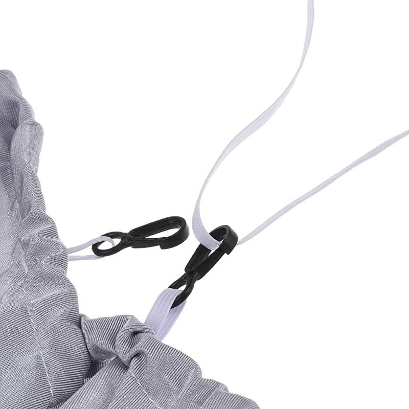 TV Set Cover Soft Lycra Fabric Universal 43 Flat Screen DustProof Protector 43 Grey