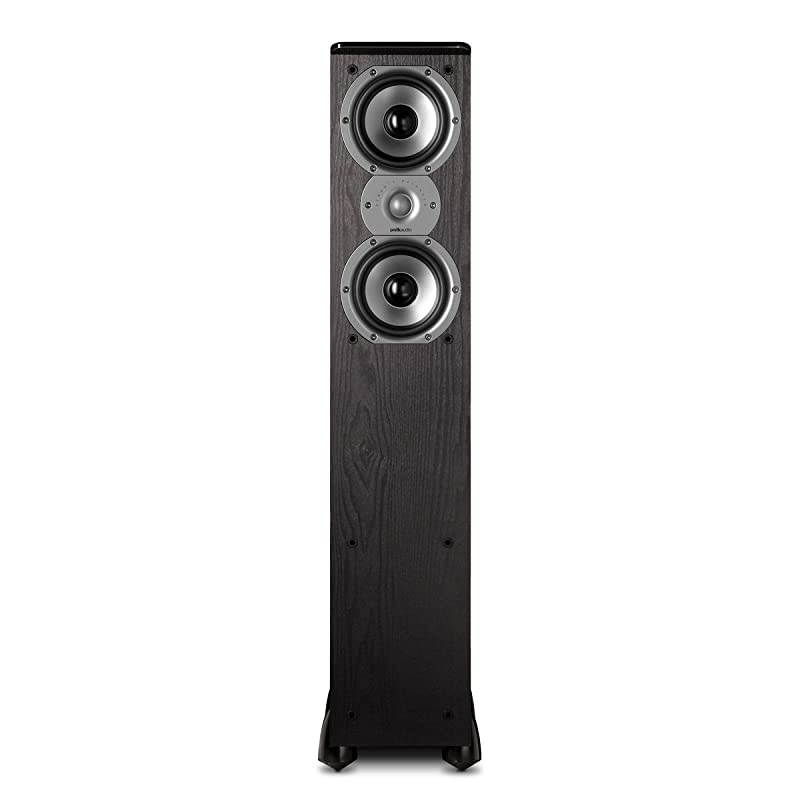 TSi300 3-Way Tower Speakers with Two 5-1/4" Drivers - Pair (Black)