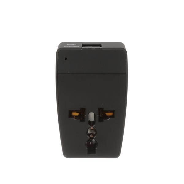 Ceptics 2 USB India, Nepal, Pakistan Travel Adapter - 4 in 1 Power Plug (Type D), Universal Socket Plug accepts Plugs from any country, Perfect for Cell Phones, Laptops, Chargers and More  (GP4-10)