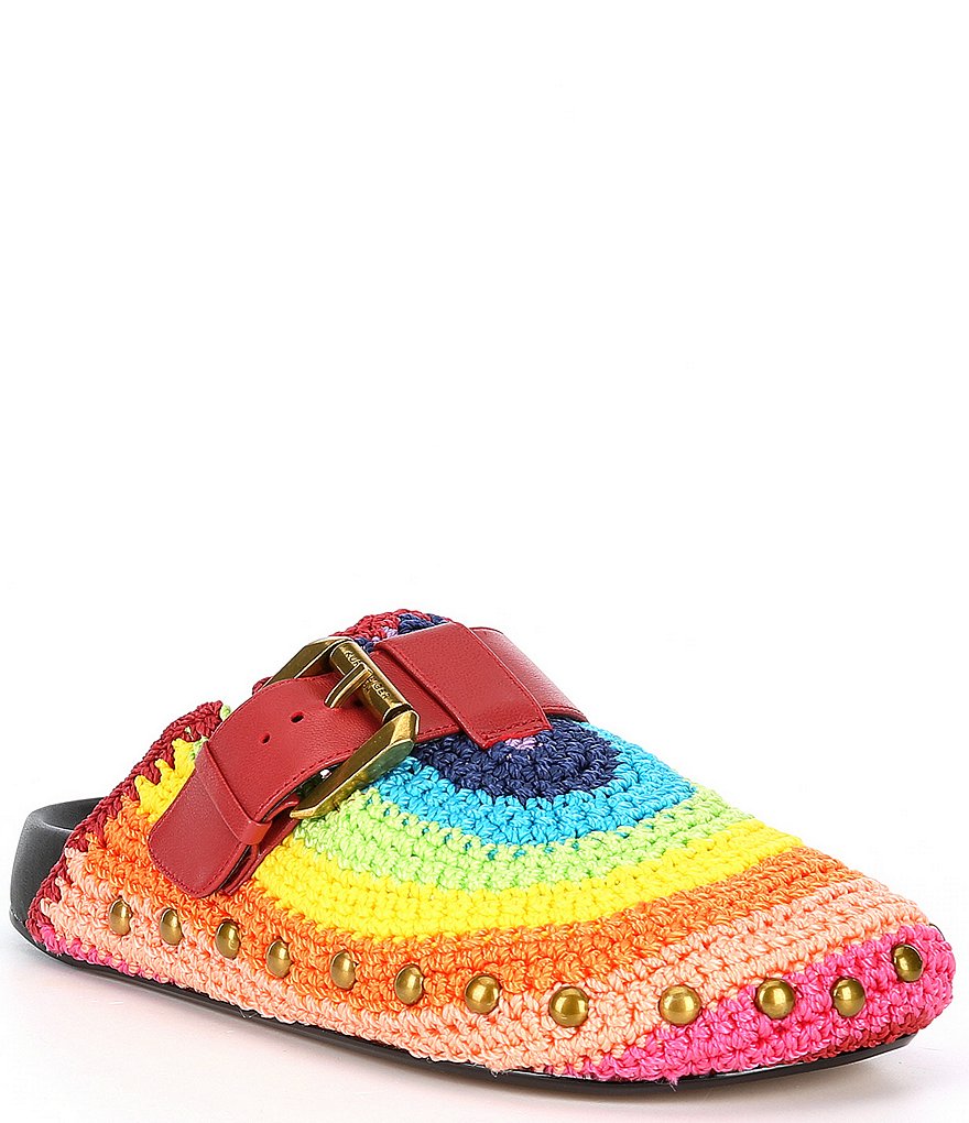 Kurt Geiger London Ozark Rainbow Buckle Mules