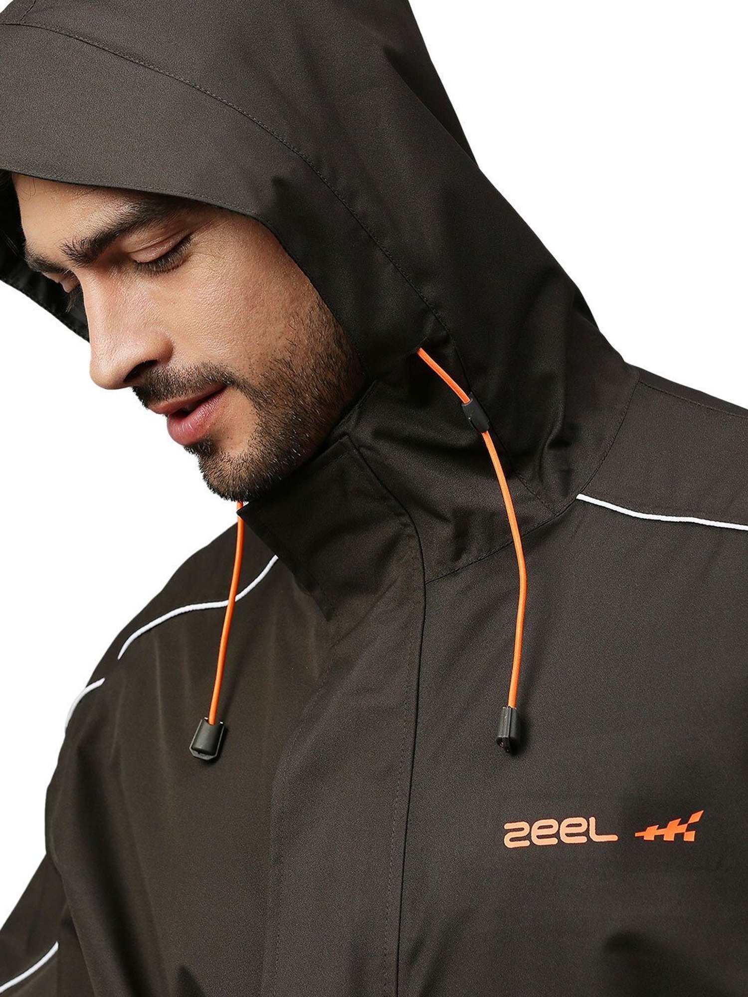 Zeel Olive Regular Fit Raincoat Set