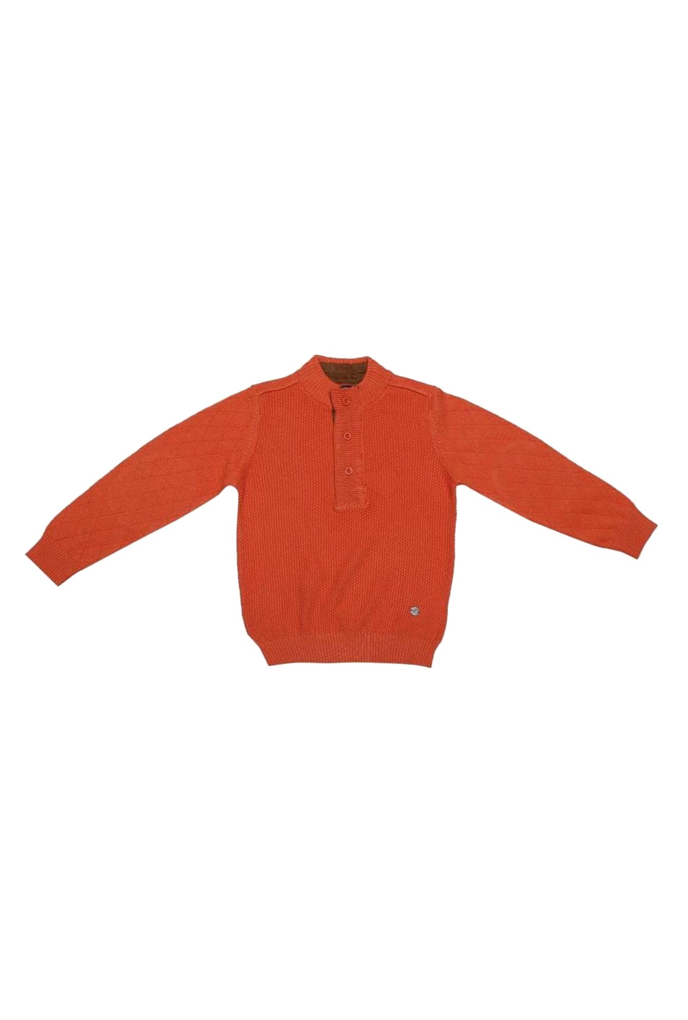 Allen Solly Orange Textured Sweater