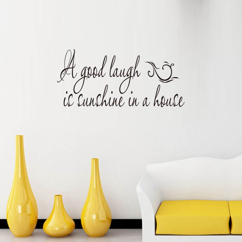 A Good Laugh Is Sunshine In A House Wall Decals Art Design Letters Vinyl Wallpaper Stickers