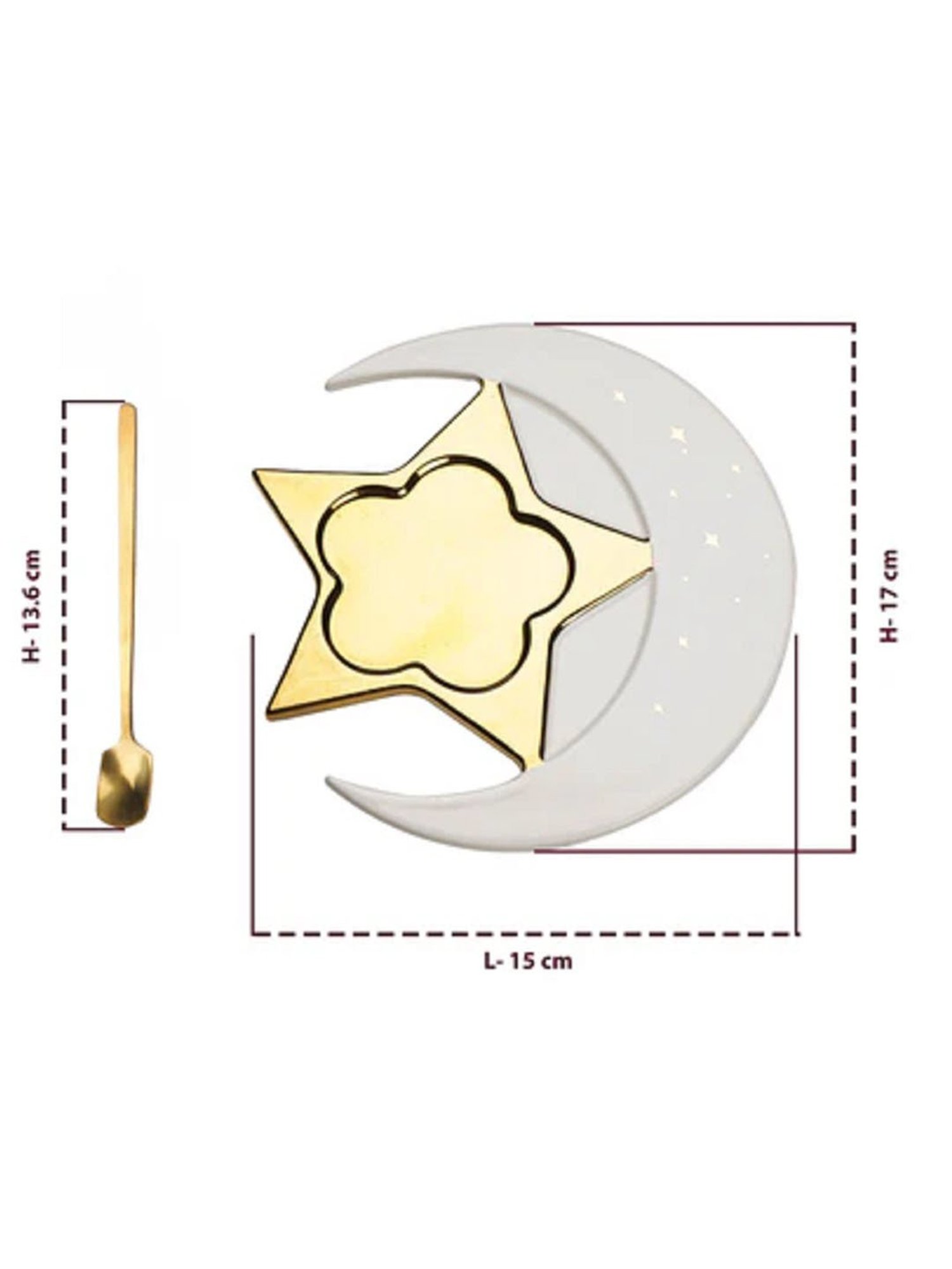 The Artment Starry Delights Milky Way White Mug Set