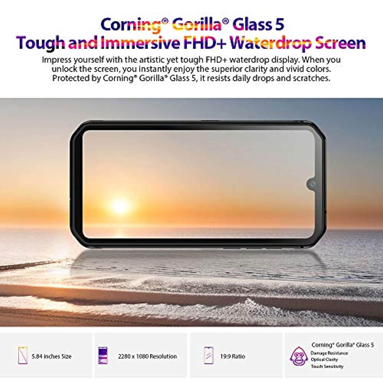 Rugged Smartphone,Blackview BV9900 Pro Helio P90 8GB+128GB Rugged Unlocked Phones with Thermal Imaging 48MP+16MP,5.84" FHD+ Display 4G Global LTE GSM AT and T T-Mobile IP68 - Grey (BOS-BV9900Pro-Grey)