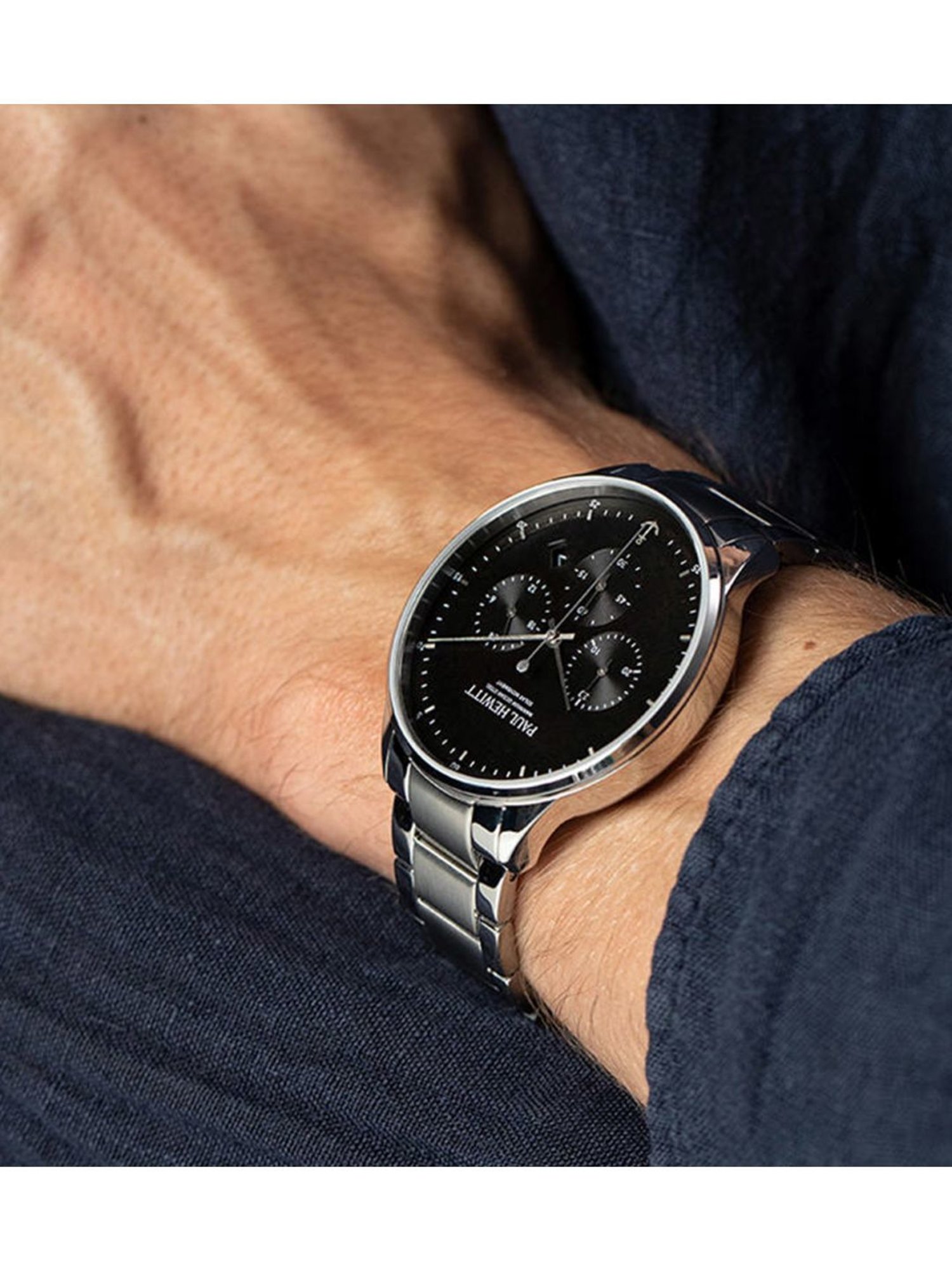 Paul Hewitt PH-W-0301 CHRONO Chronograph Solar Powered Watch for Men