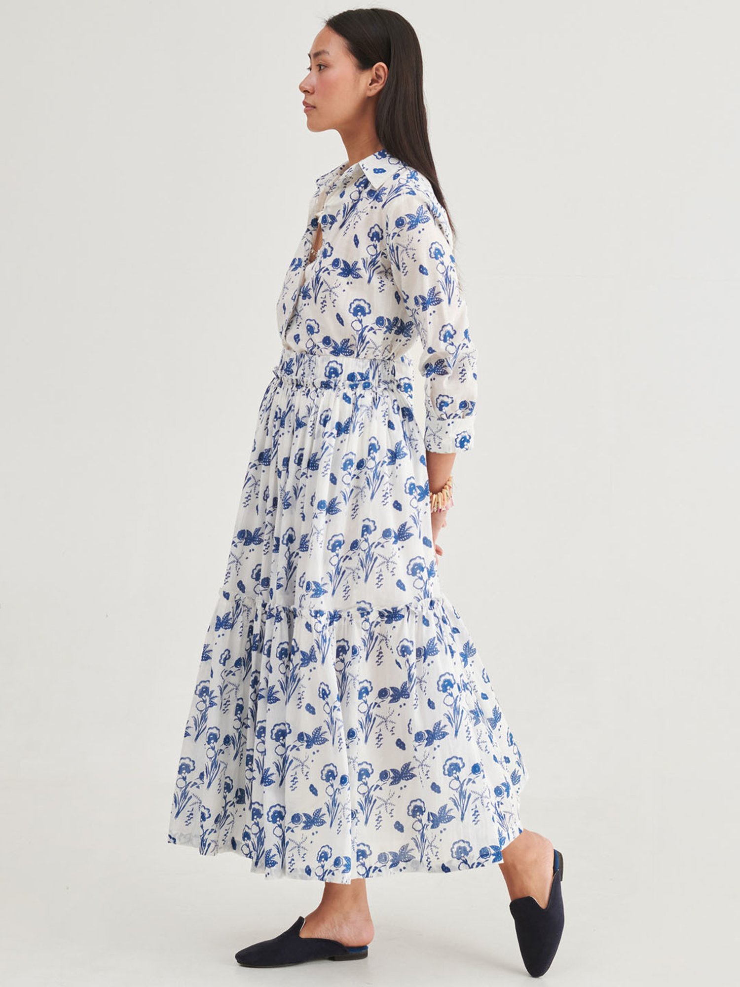 Prakriti Jaipur Indigo Skirt Co-Ord Set