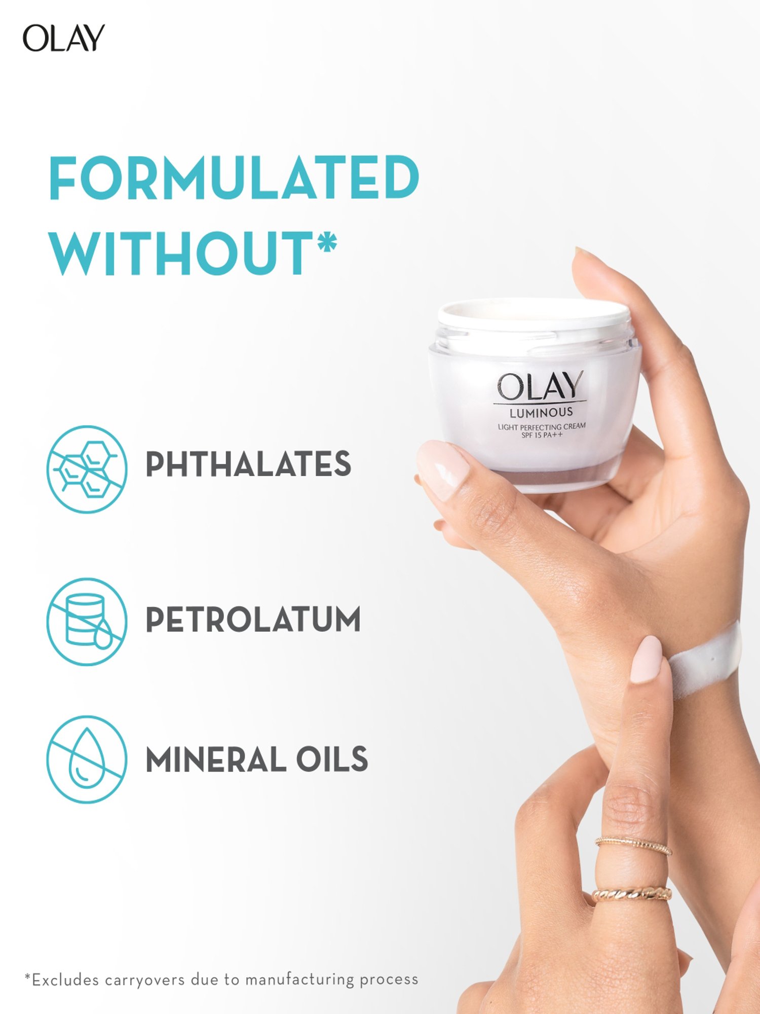 Olay Luminious Light Pefecting Niacinamide Cream with SPF 15 PA++ - 50 gm