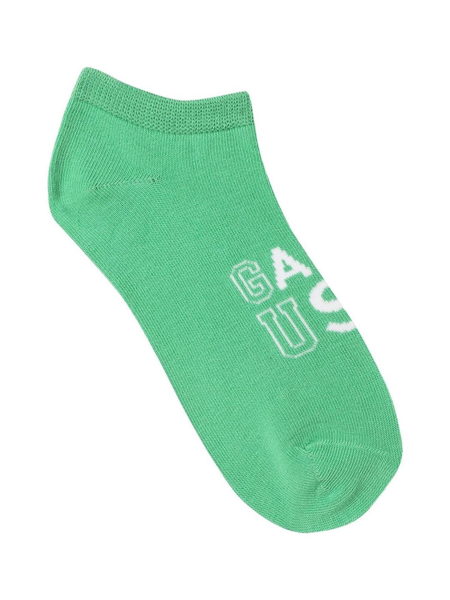 Gant Ankle Length Multicolor Cotton Solid Medium Socks - Pack of 5