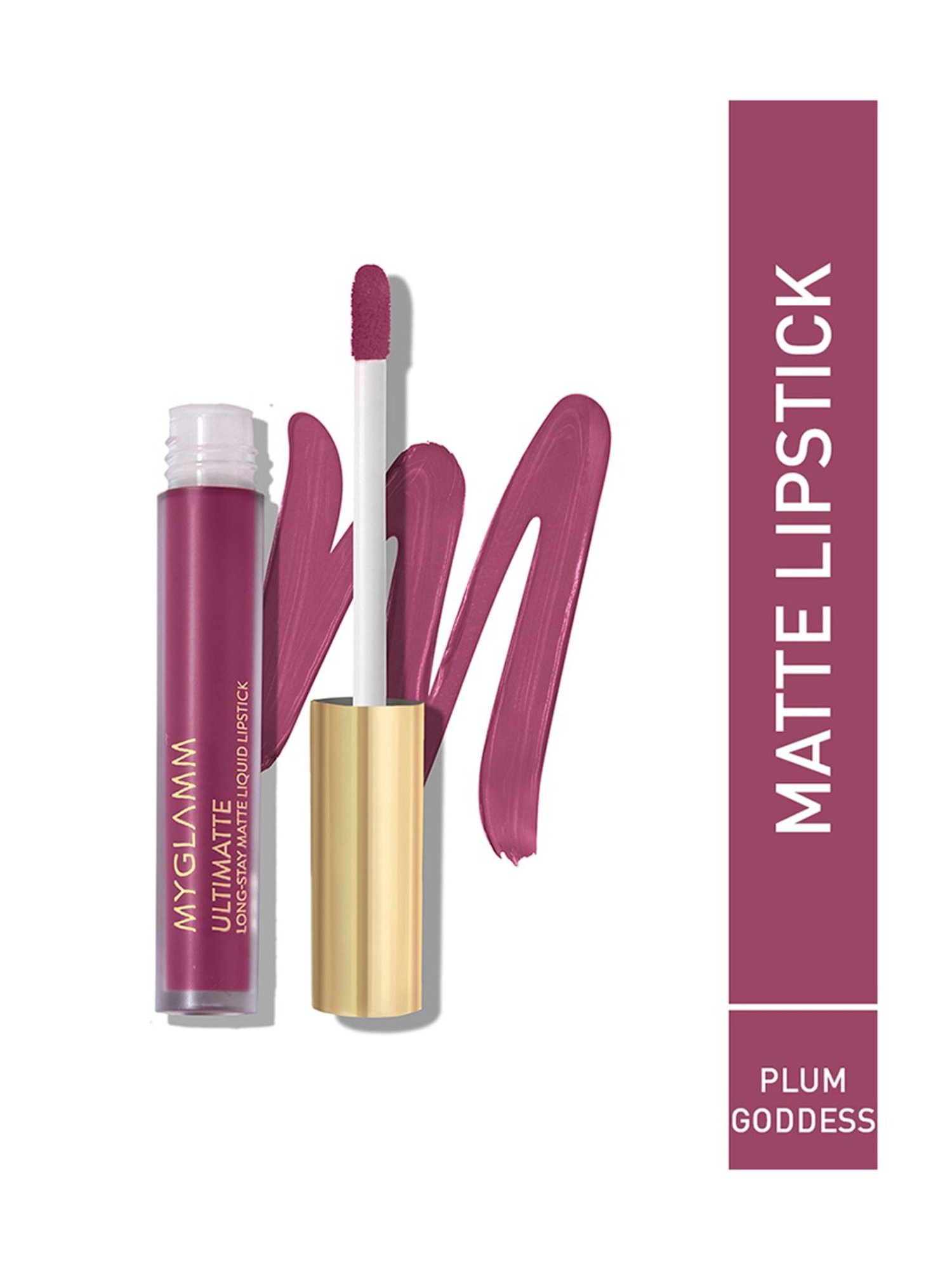 MyGlamm Ultimatte Long Stay Matte Liquid Lipstick Plum Goddess - 2.5 ml