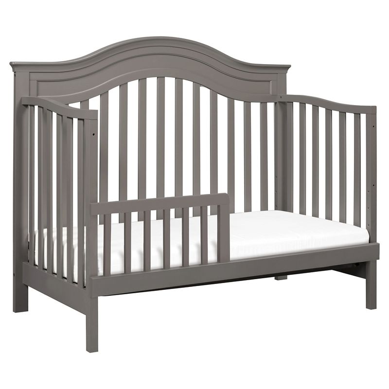 DaVinci Brook 4-in-1 Convertible Crib with Toddler Rail - Slate