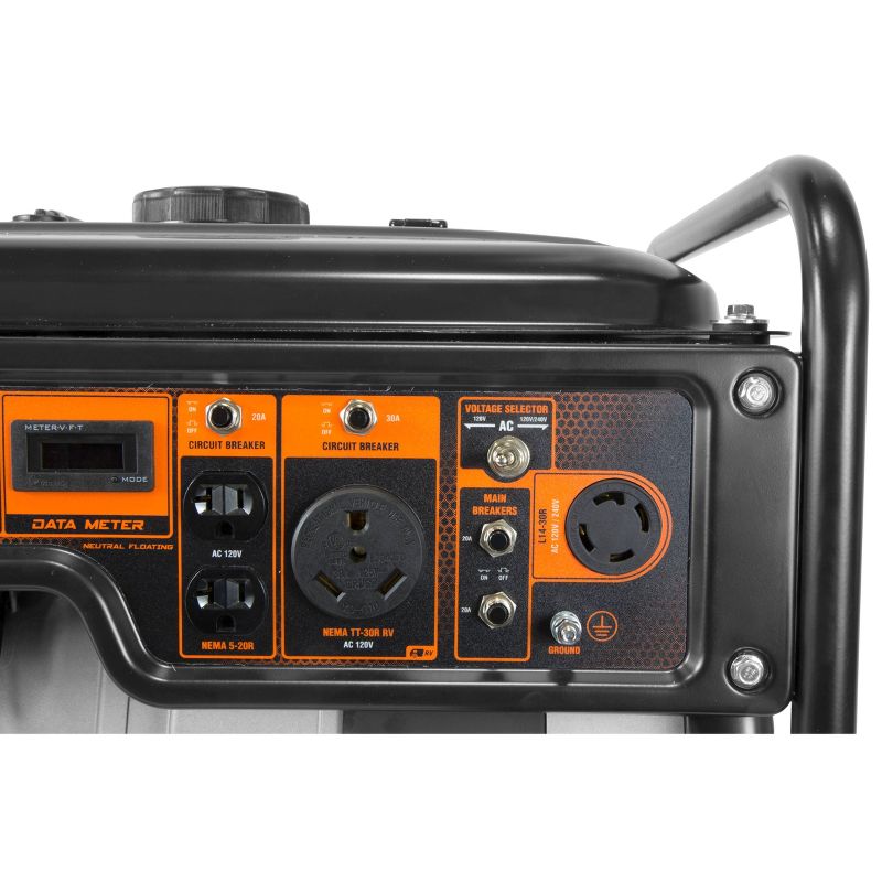 4500 Watt Gasoline Powered Portable Generator Manual Start - A-iPower