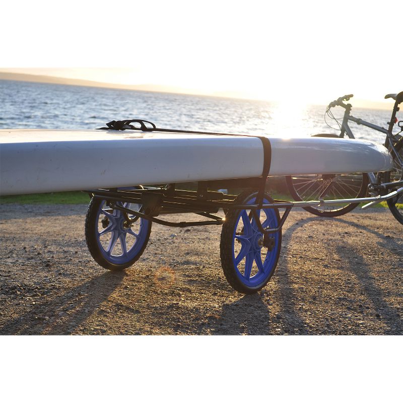 Seattle Sports 063205 Go!Cart Center Cart and Bike Trailer for Kayaks, Paddle Boards, and Canoes