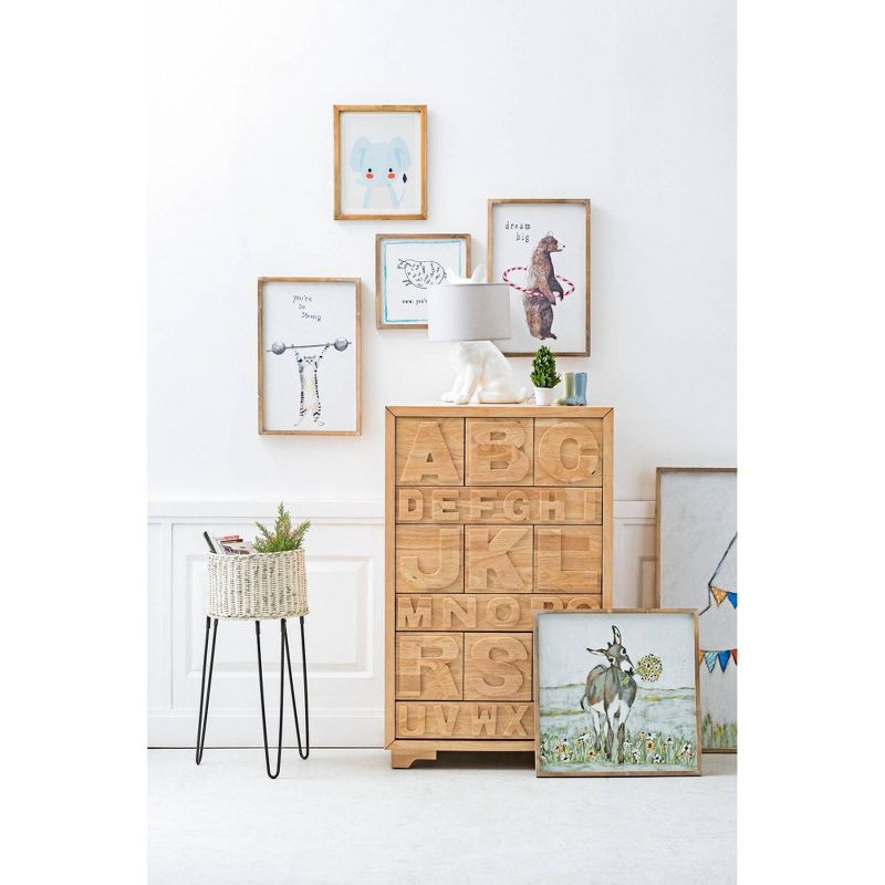 Donkey Framed Wall Canvas Art - 3R Studios